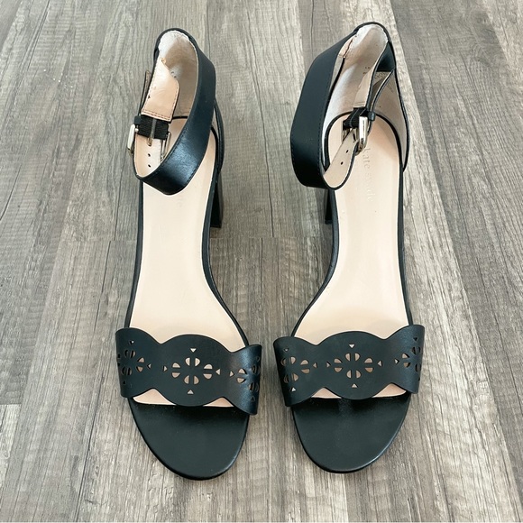 Kate Spade New York Willow Block Heels Pumps Ankle Strap - Picture 2 of 5